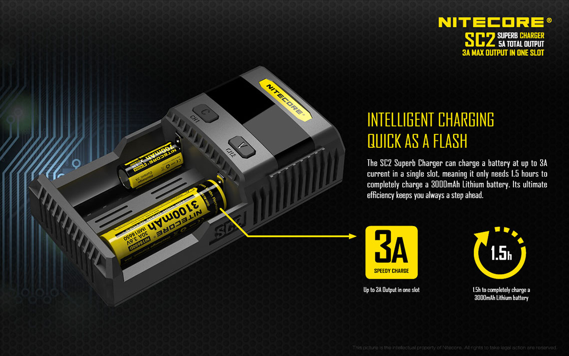 SC2 nitecore charger fortistis vapexperts 02