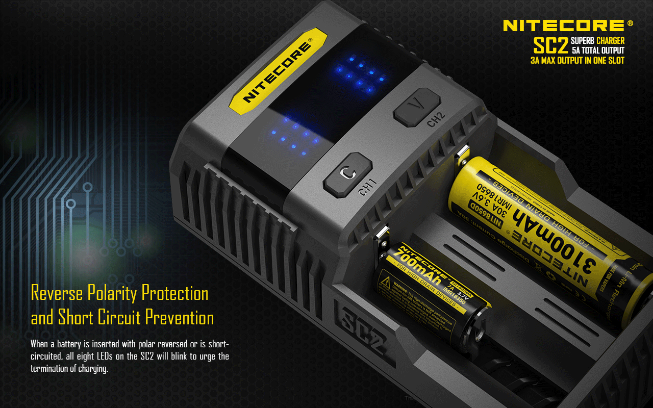 SC2 nitecore charger fortistis vapexperts 09
