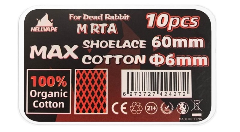 dead rabbit m rta max shoelace cotton by hellvape 1