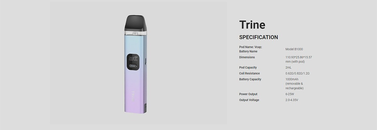 trine pod kit 1000mah 2ml by innokin 6
