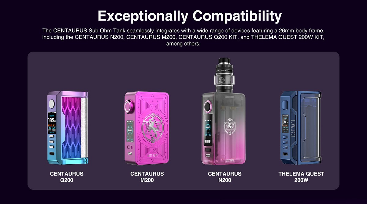 centaurus n200 box mod 200w 2x 18650 by lost vape 6