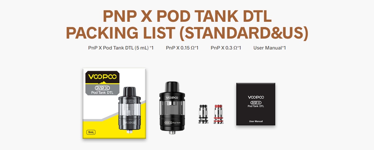 pnp x pod tank dtl 5ml by voopoo 8